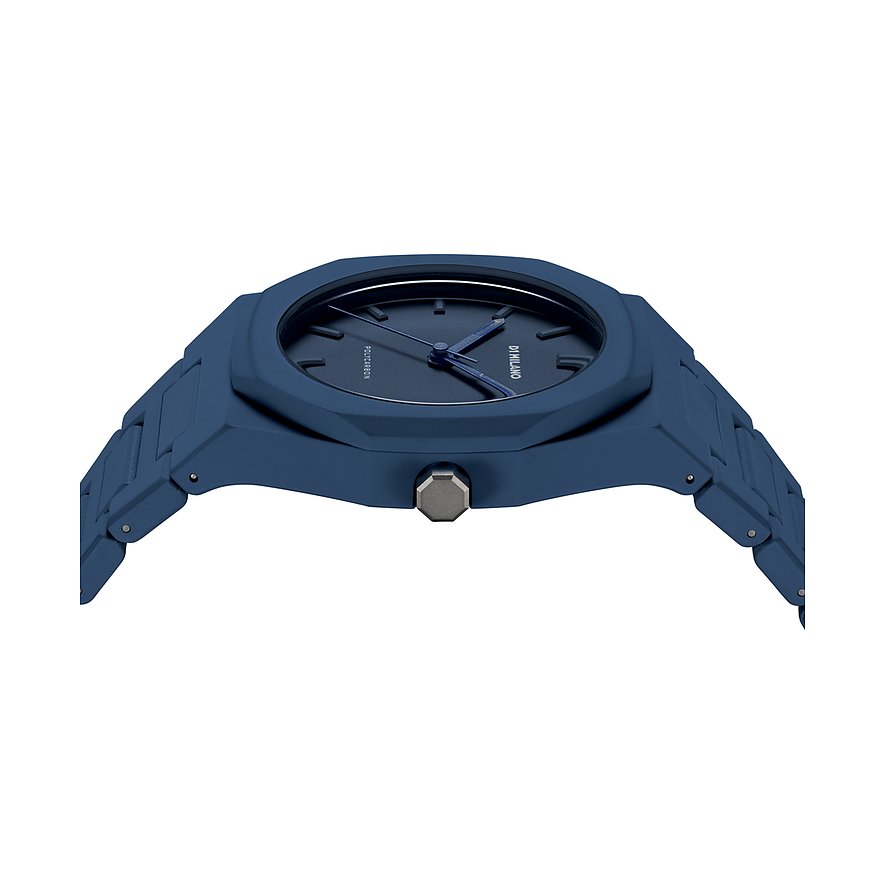 D1 Milano Unisexklocka i polykarbonat, mörkblå, analog display.
