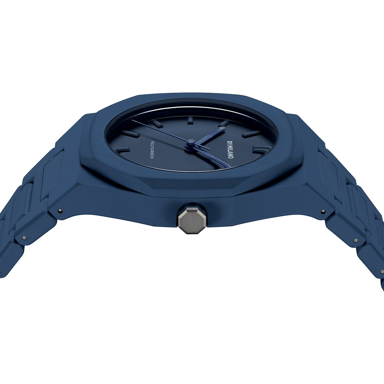 D1 Milano Unisexklocka i polykarbonat, mörkblå, analog display.