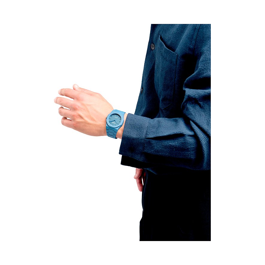 D1 Milano Unisexklocka i polykarbonat, blå, analog.