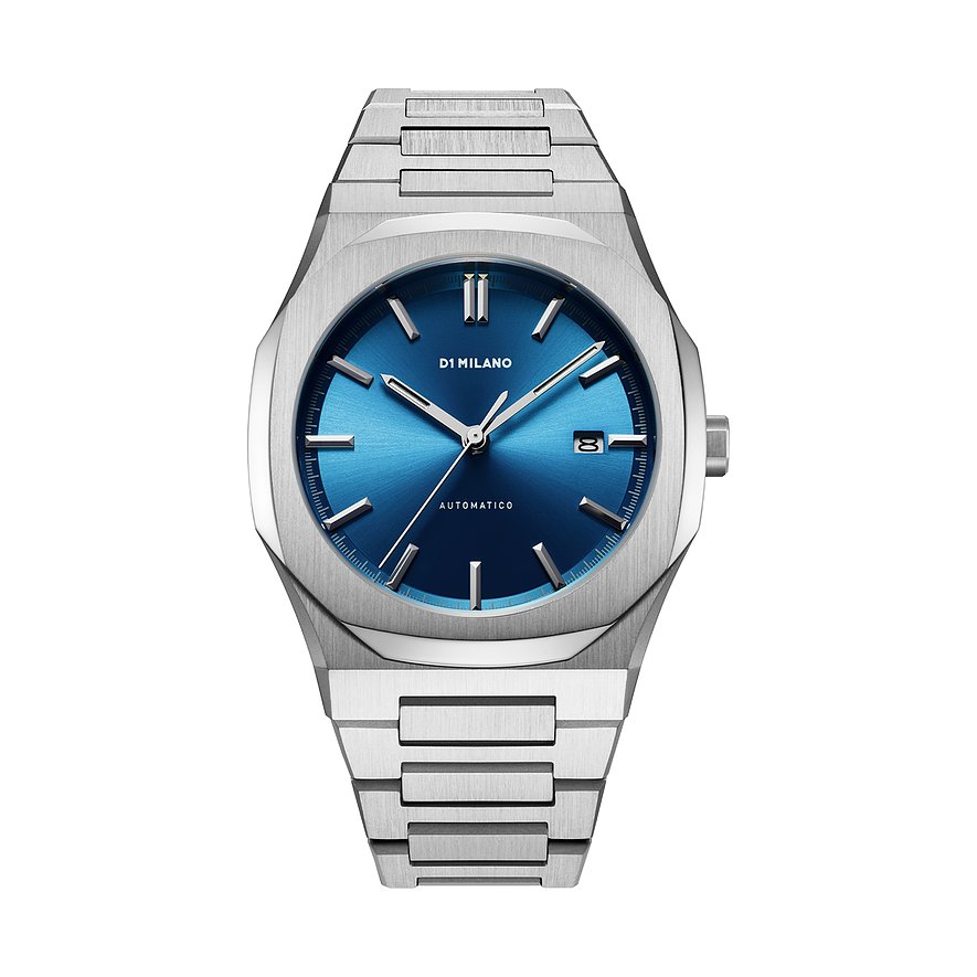 D1 Milano Herrenuhr ATBJ11, Herren, Edelstahl, Armband: Edelstahl, Automatik, analog