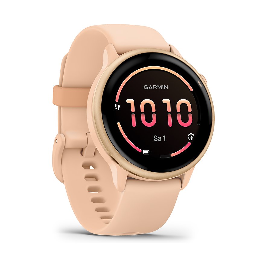 Garmin Smartwatch Vivoactive 6 010-02985-03, Unisex, Kunststoff, Armband: Silikon, Akku, digital