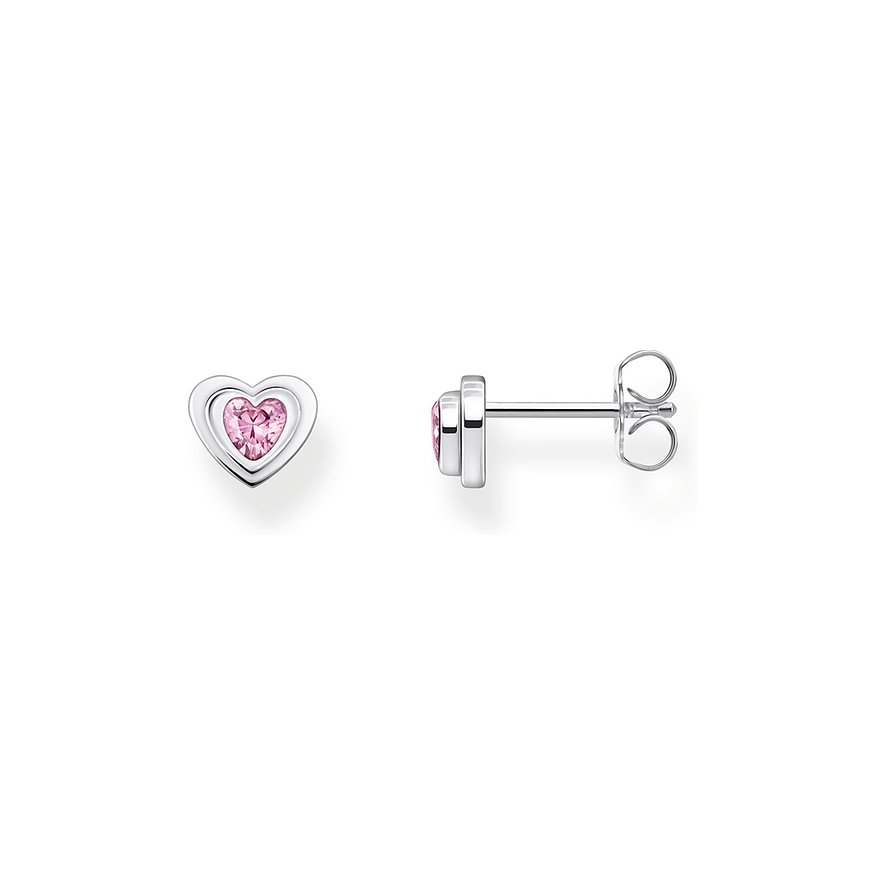 2. Chance - Thomas Sabo Ohrstecker SCH150345, Zirkonia, Damen, 925er Silber, silber