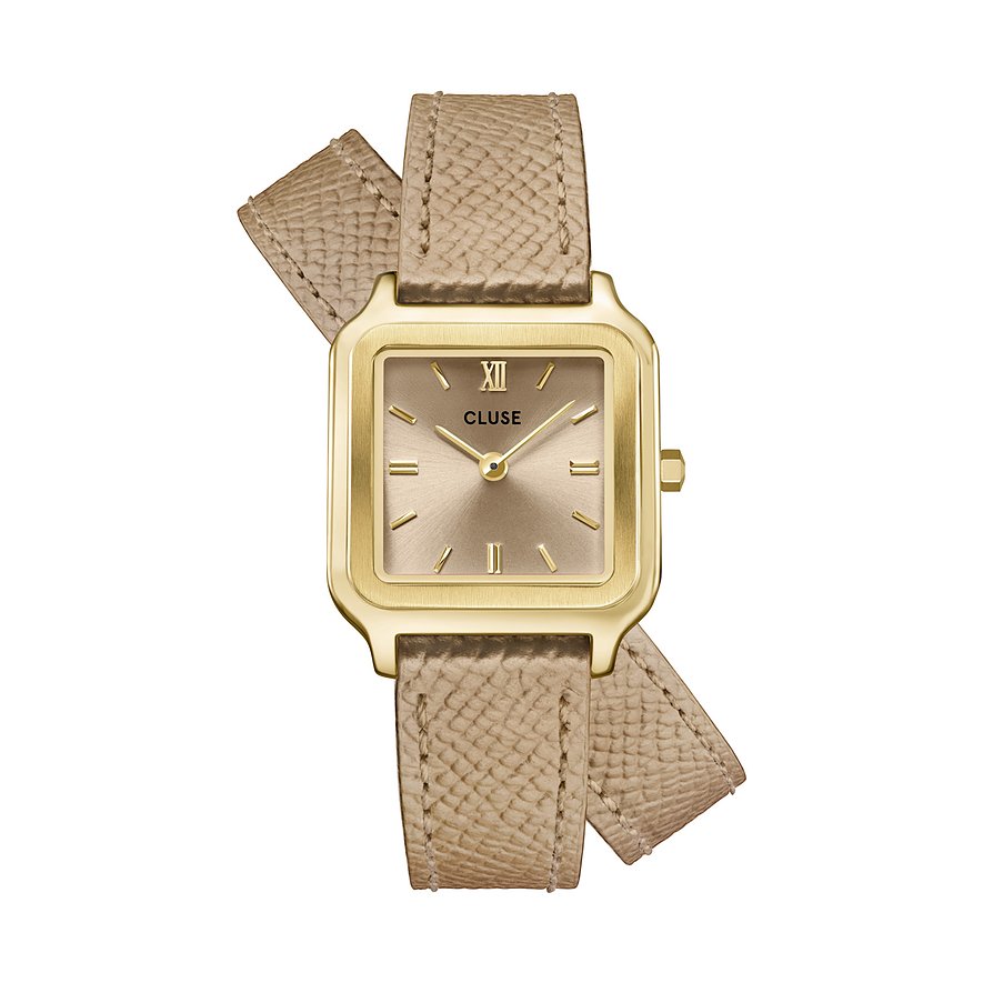 Cluse Damenuhr Gracieuse Petite CW11813, Damen, Armband: Leder, analog