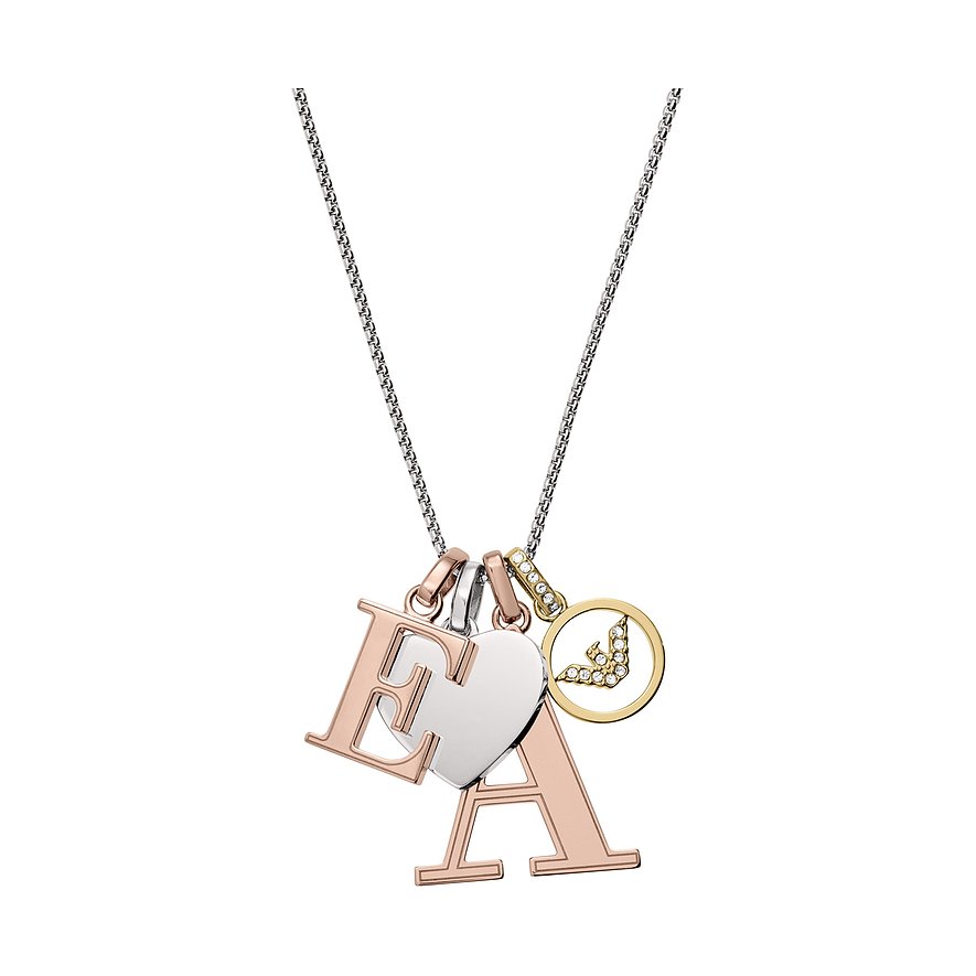 2. Chance - Emporio Armani Kette EGS2455221, Glasstein, Damen, Edelstahl, tricolor