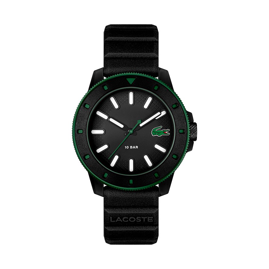 Lacoste Herrenuhr LACOSTE.12.12 SCUBA 2011412, Herren, Kunststoff, Armband: Silikon, Quarz, analog