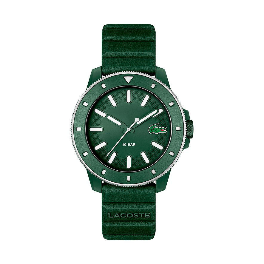 Lacoste Herrenuhr LACOSTE.12.12 SCUBA 2011414, Herren, Kunststoff, Armband: Silikon, Quarz, analog