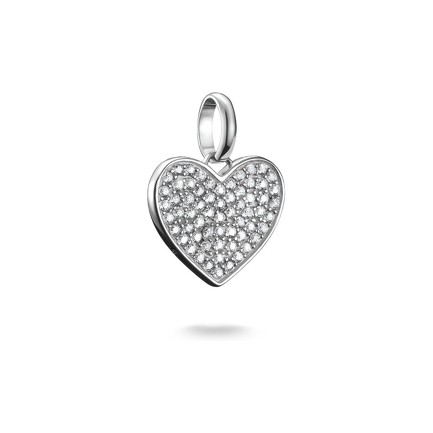 Thomas Sabo Charm Charm Club, Zirkonia, Damen, 925er Silber, silber