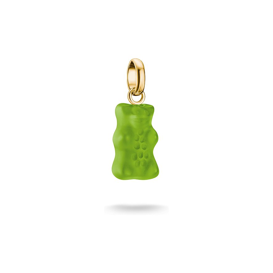 Thomas Sabo Charm Charm Club, Damen, 925er Silber, Glas, grün