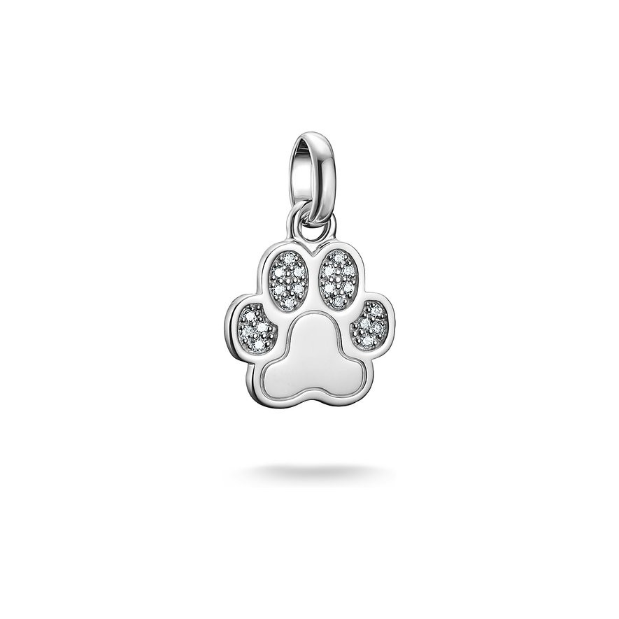 Thomas Sabo Charm Charm Club, Zirkonia, Damen, 925er Silber, silber