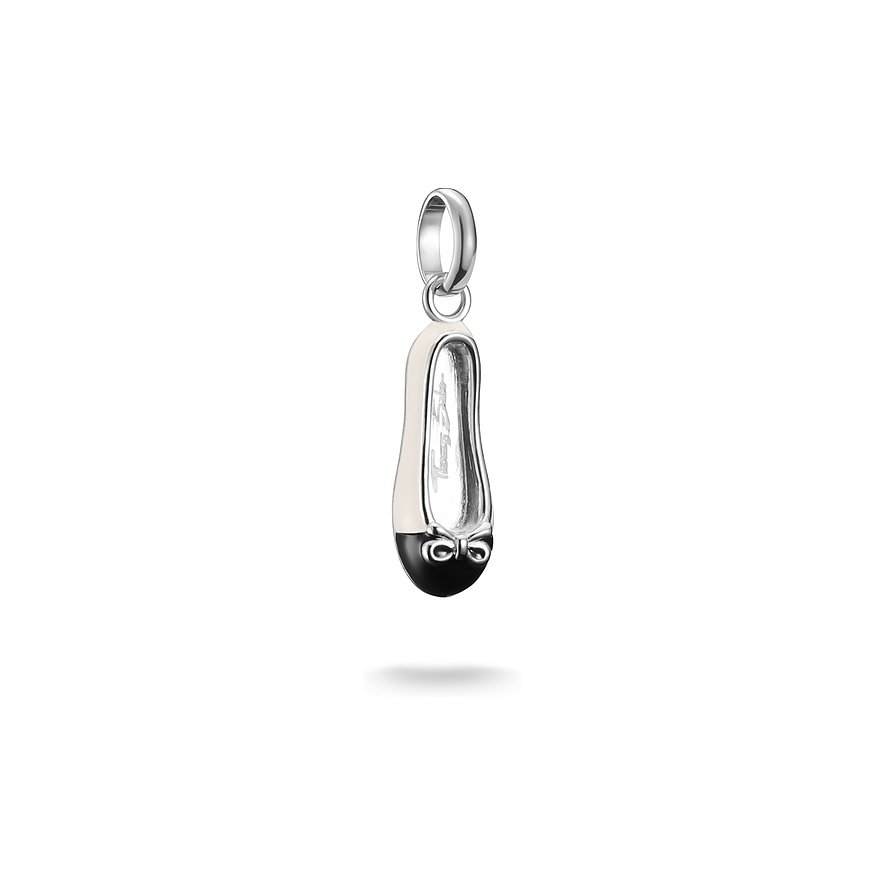 Thomas Sabo Charm Charm Club, Damen, 925er Silber, Emaille, weiß