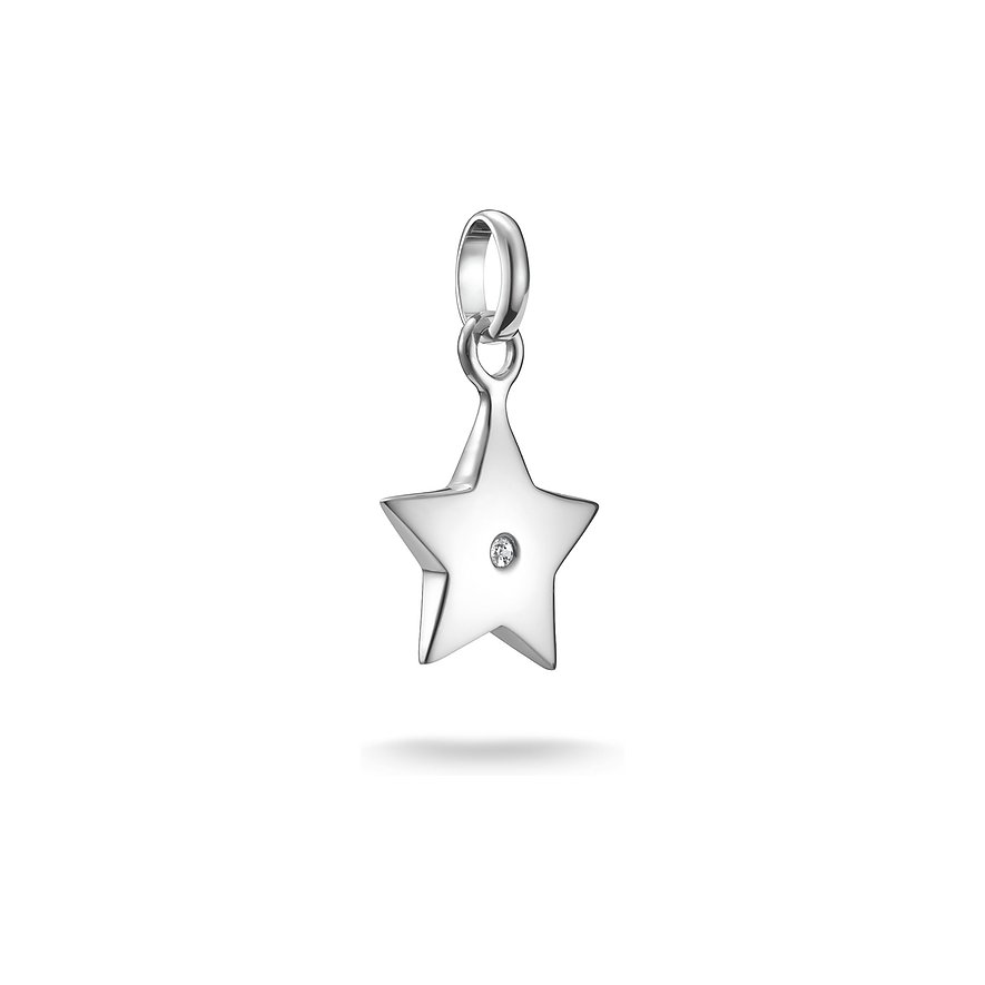 Thomas Sabo Charm Charm Club, Zirkonia, Damen, 925er Silber, silber