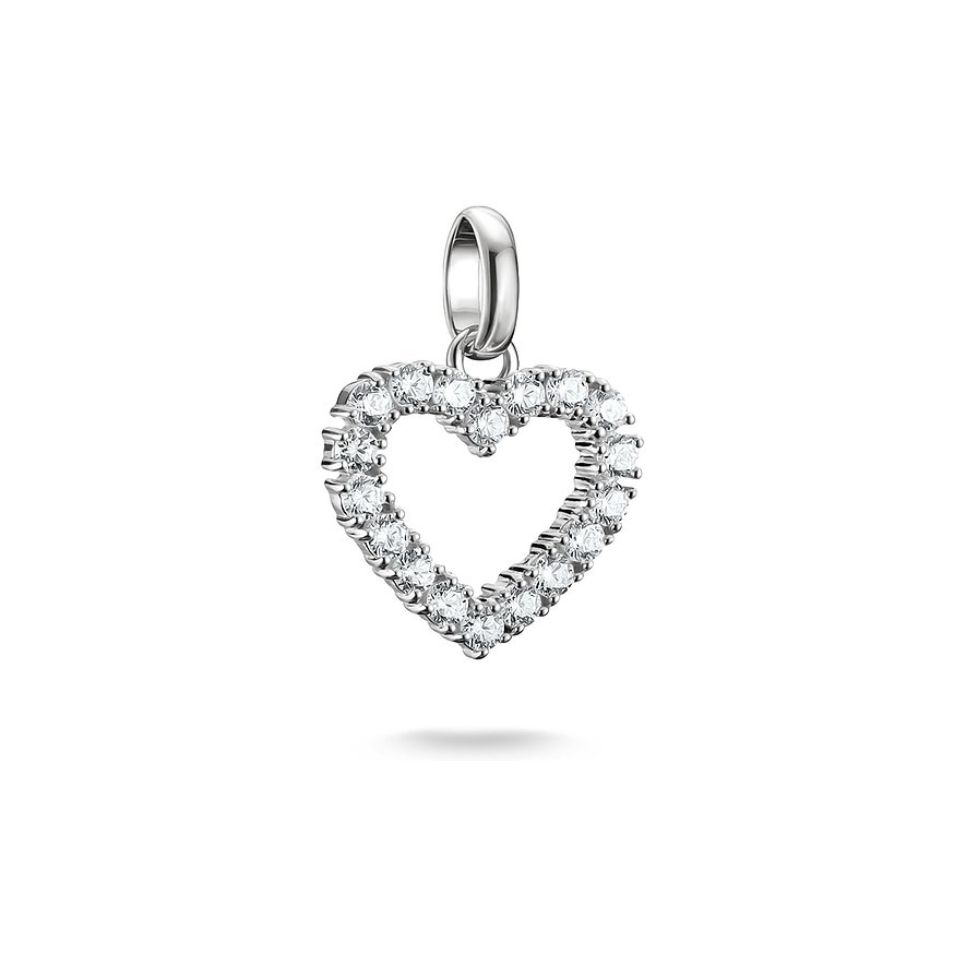 Thomas Sabo Charm Charm Club, Zirkonia, Damen, 925er Silber, silber