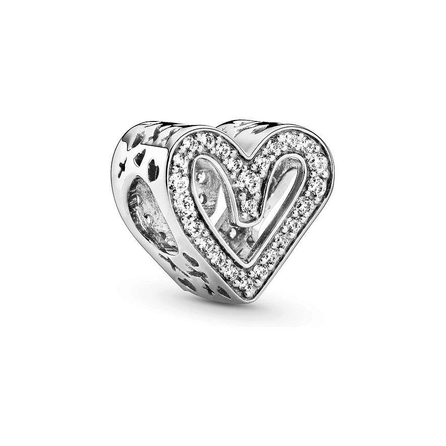2. Chance - Pandora Charm Funkelndes Freihand-Herz 798692C01