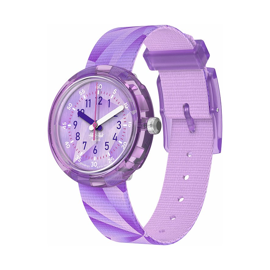 Flik Flak Kinderuhr Let's Get Artsy FPNP167, Mädchen, Kunststoff, Armband: Textil, Quarz, analog