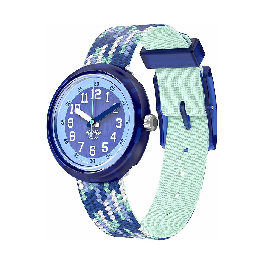 Flik Flak Kinderuhr Let's Get Artsy FPNP169, Jungen, Kunststoff, Armband: Textil, Quarz, analog