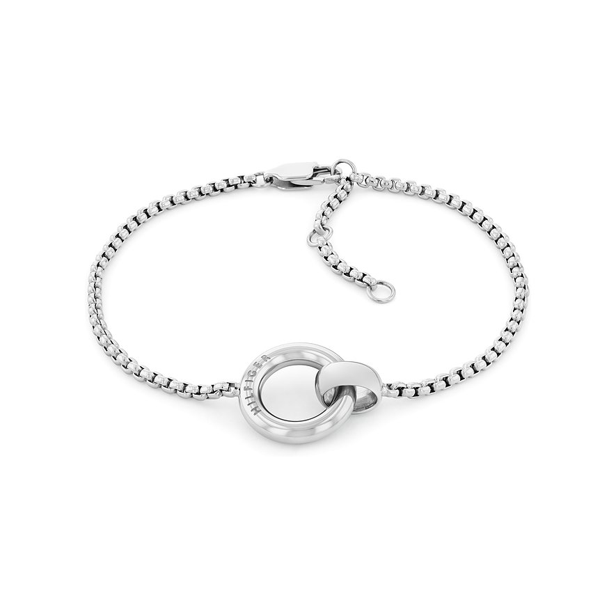 Tommy Hilfiger Armband CIRCLES, Damen, Edelstahl, silber