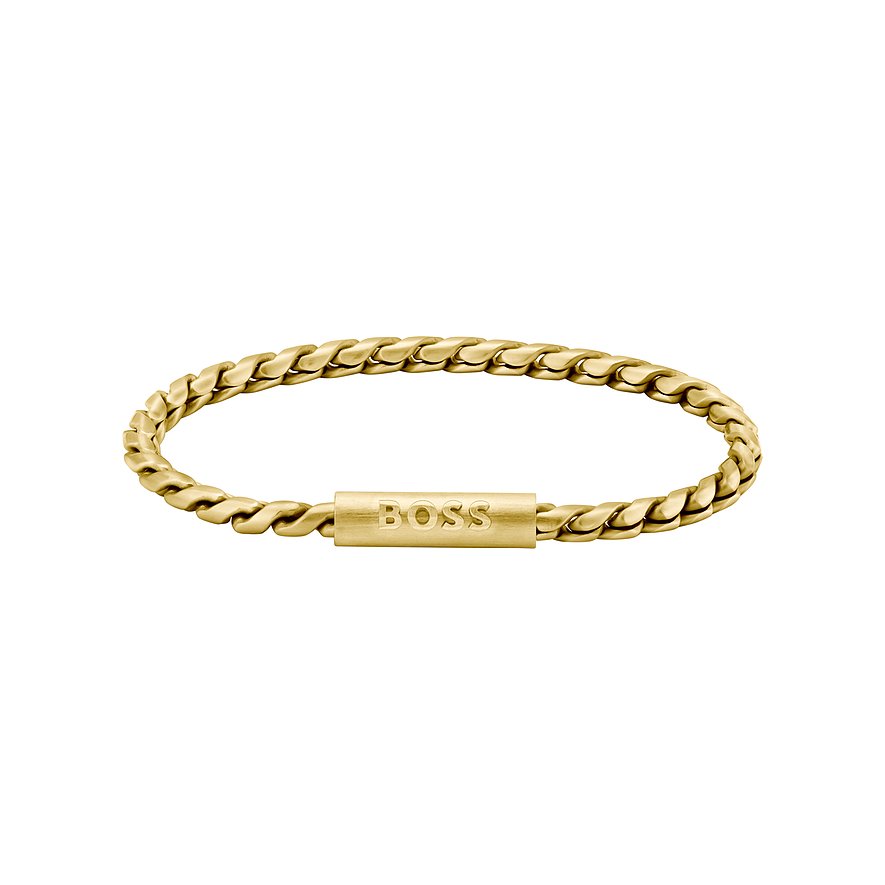 Boss Armband DORAN, Herren, Edelstahl, gold