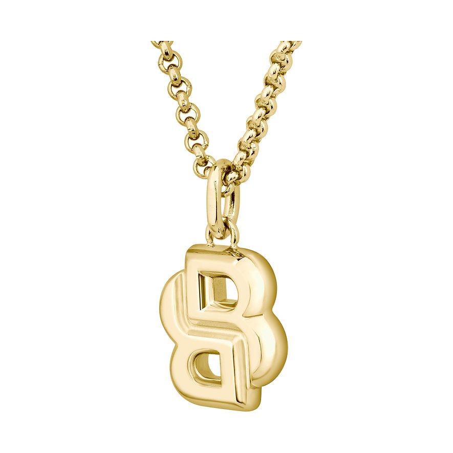 Boss roestvrijstalen ketting met hanger.