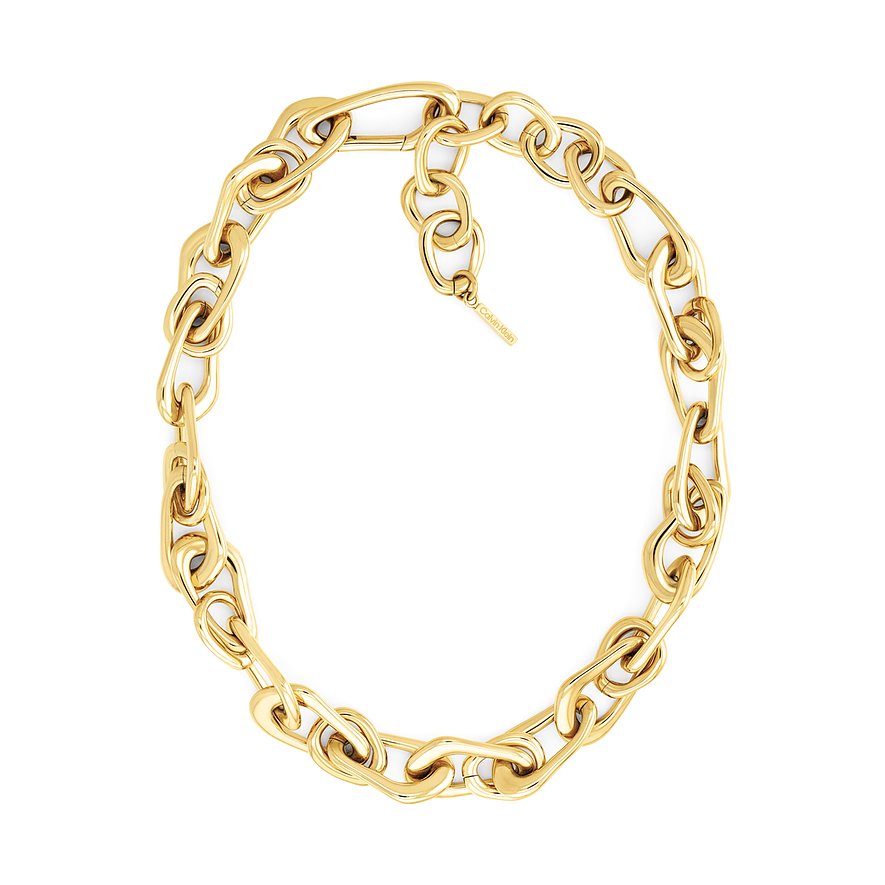 Calvin Klein Kette STATEMENT LINKS, Damen, Edelstahl, gold