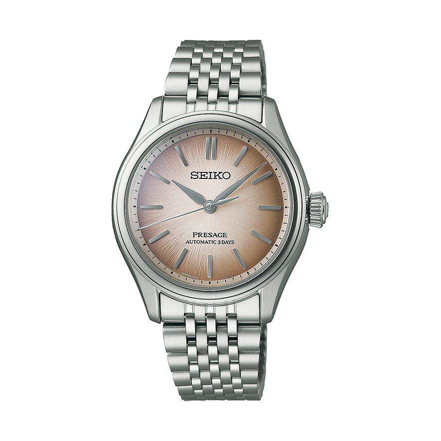 Seiko Herrenuhr Presage Classic Series SPB523J1, Herren, Edelstahl, Armband: Edelstahl, Automatik, analog