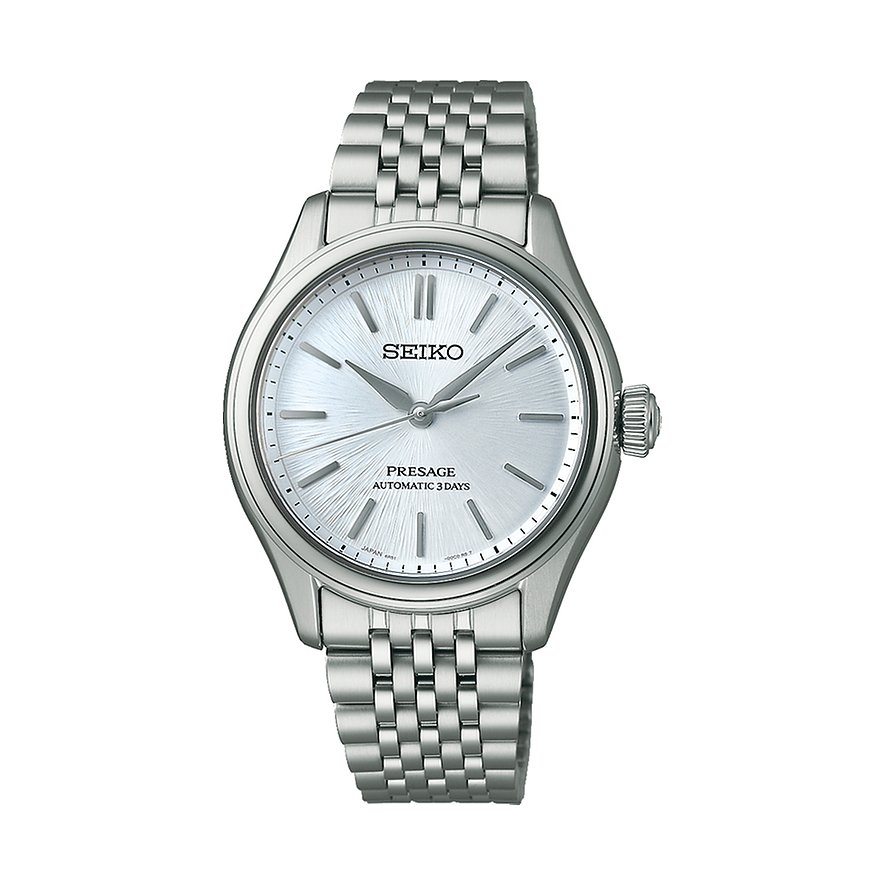 Seiko Herrenuhr Presage Classic Series SPB521J1, Herren, Edelstahl, Armband: Edelstahl, Automatik, analog
