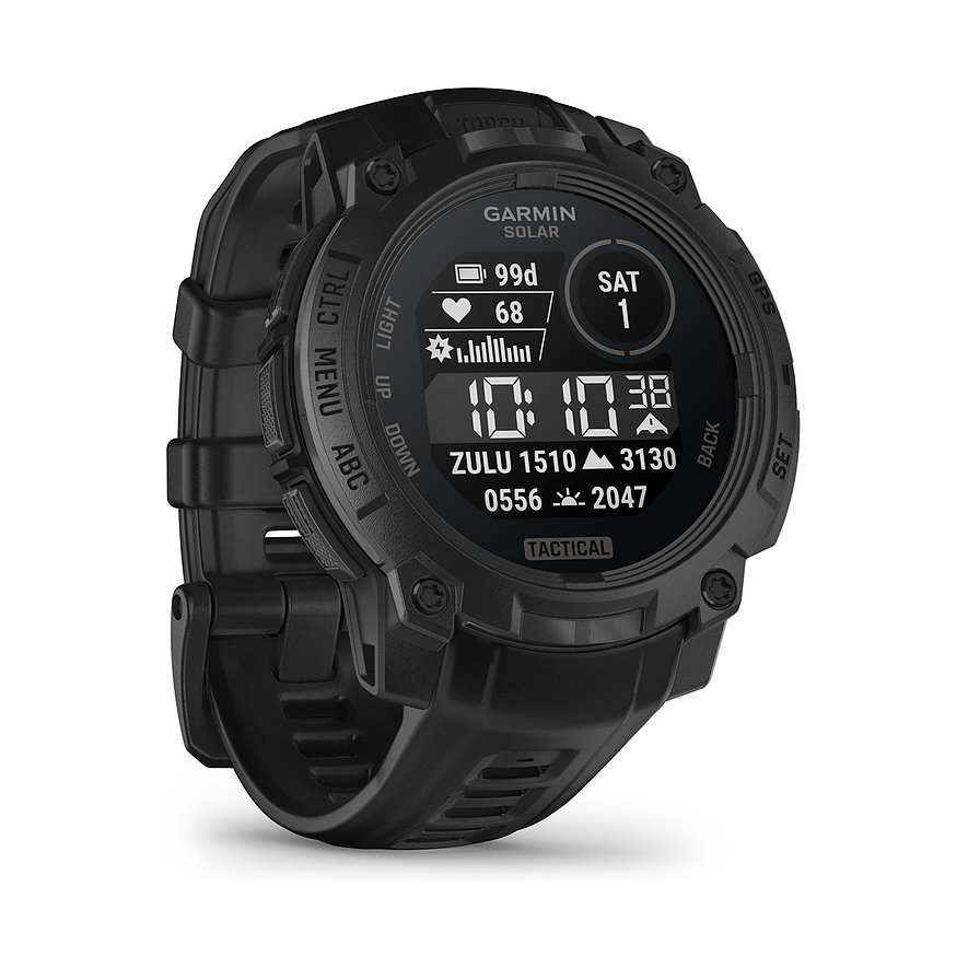 Garmin Smartwatch Instinct 010-02934-50, Unisex, Kunststoff, Metall, Armband: Silikon, Lithium-Ionen Akku, digital