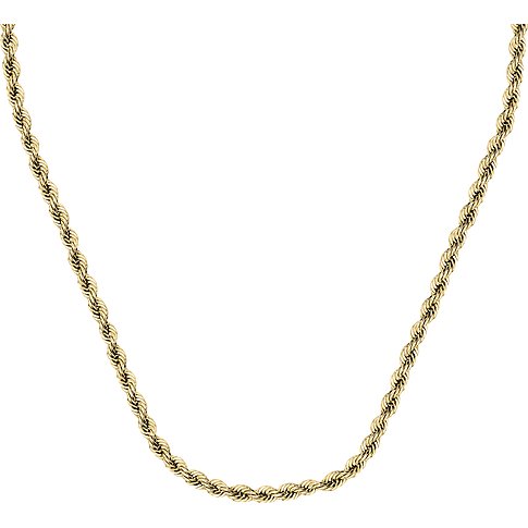 CHRIST Halsschmuck: Eine detailreiche, gedrehte Halskette aus Gelbgold 585 glänzt vor einem weißen Hintergrund.
