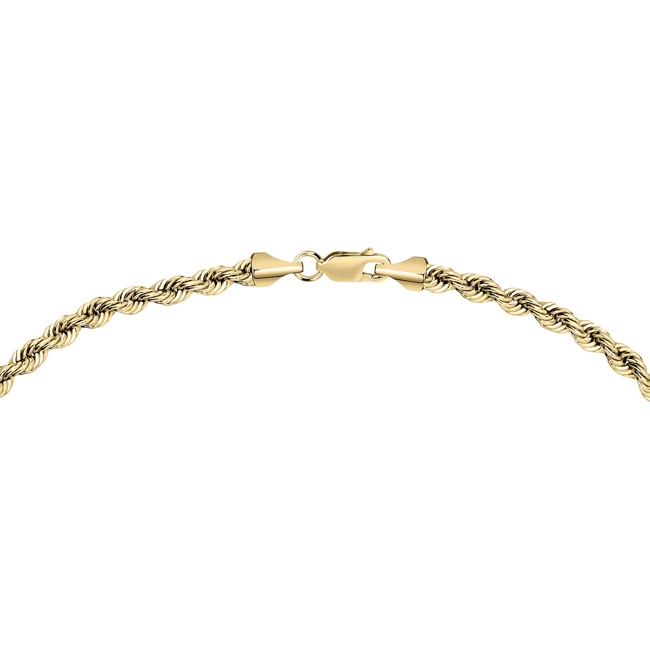 Nahaufnahme einer CHRIST Venezianerkette aus 585 Gelbgold mit Hummerverschluss, zentral in U-Form abgebildet.