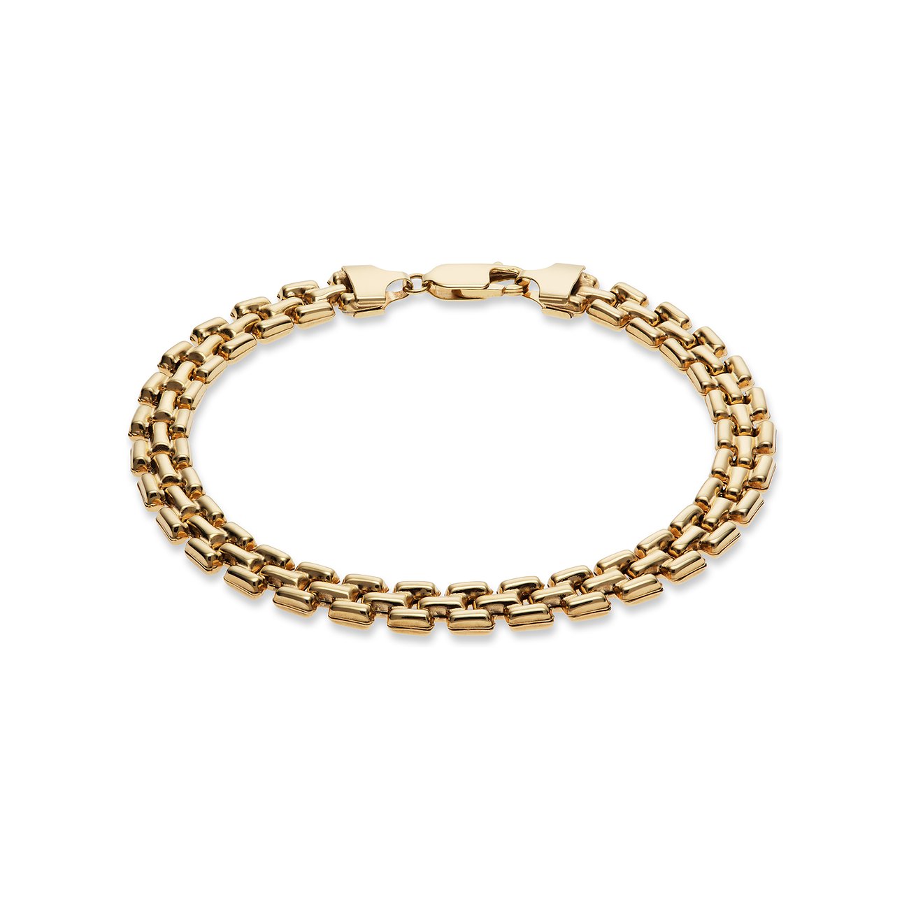 CHRIST Armband aus poliertem Gelbgold 585 mit einer einzigartigen Gliederung.