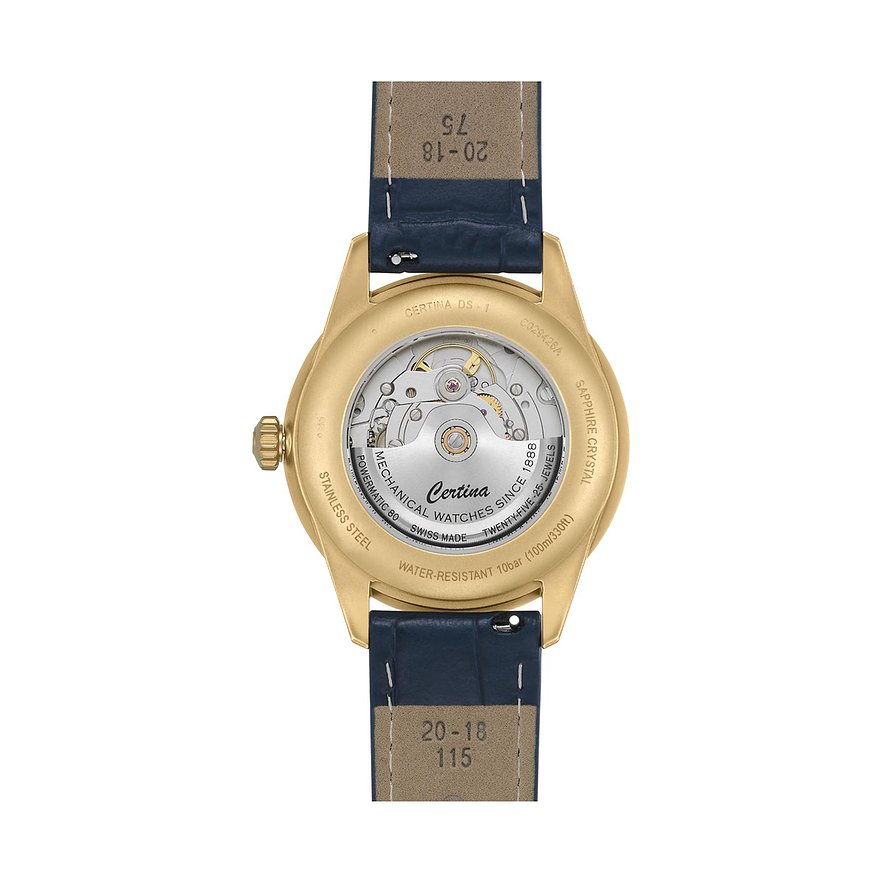 Certina Herrenuhr mit Edelstahlgehäuse und Automatikwerk.