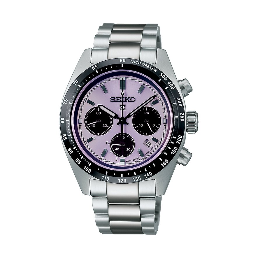 Seiko Chronograph Prospex Speedtimer Solar Chronograph WAC Tokyo 2025 Limited Edition SSC955P1, Herren, Edelstahl, Armband: Edelstahl, Solar, analog