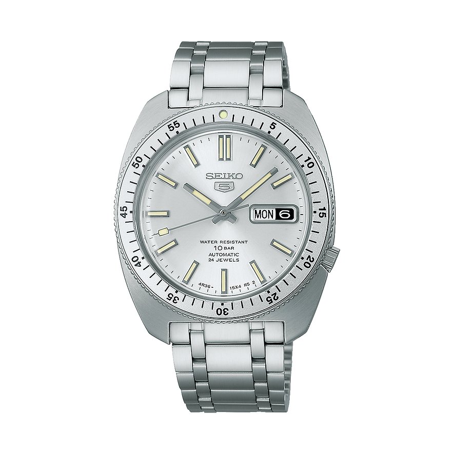 Seiko Herrenuhr Seiko 5 Sports Heritage Limited Edition SRPL91K1, Herren, Edelstahl, Armband: Edelstahl, Automatik, analog