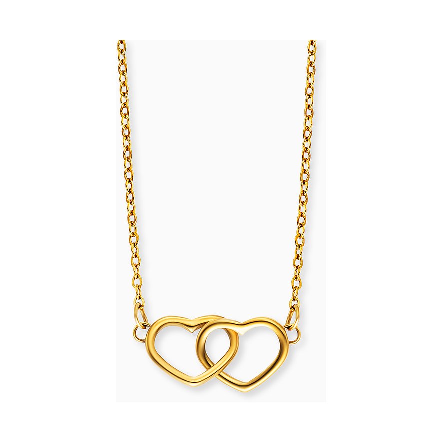 Engelsrufer Kette, Damen, Edelstahl, gelbgold