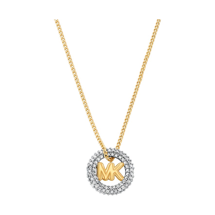 Michael Kors Kette Kors MK, Zirkonia, Damen, Metall, gold