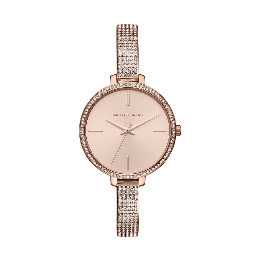 2. Chance - Michael Kors Damenuhr MK3785, Glasstein, Damen, Edelstahl, Armband: Edelstahl, Quarz, analog