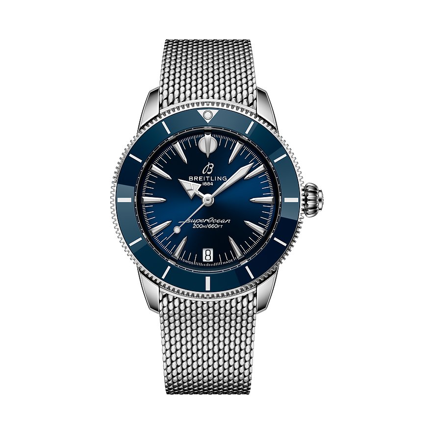 Breitling Damenuhr Superocean Heritage Automatic 36 A10390161C1A1, Damen, Edelstahl, Armband: Edelstahl, Automatik, analog