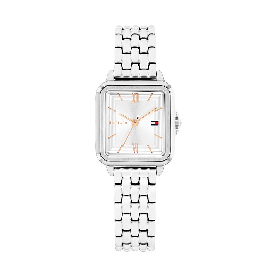Tommy Hilfiger Damenuhr MIA 1782830, Damen, Edelstahl, Armband: Edelstahl, Quarz, analog