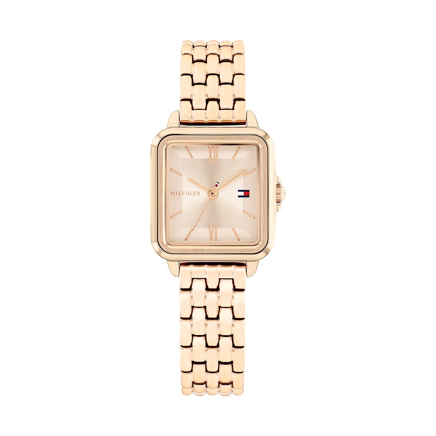 Tommy Hilfiger Damenuhr MIA 1782833, Damen, Edelstahl, Armband: Edelstahl, Quarz, analog