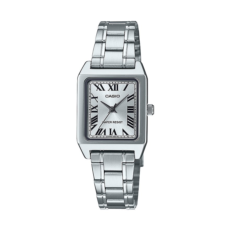 Casio Damenuhr Timeless Woman LTP-B150D-7BEF, Damen, Edelstahl, Armband: Edelstahl, Quarz, analog