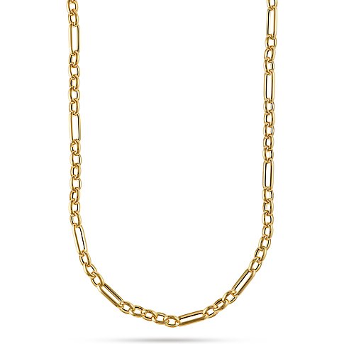 CHRIST Halsschmuck aus 585 Gelbgold, eine feingliedrige, goldene Kette, die elegant fällt und glänzt.