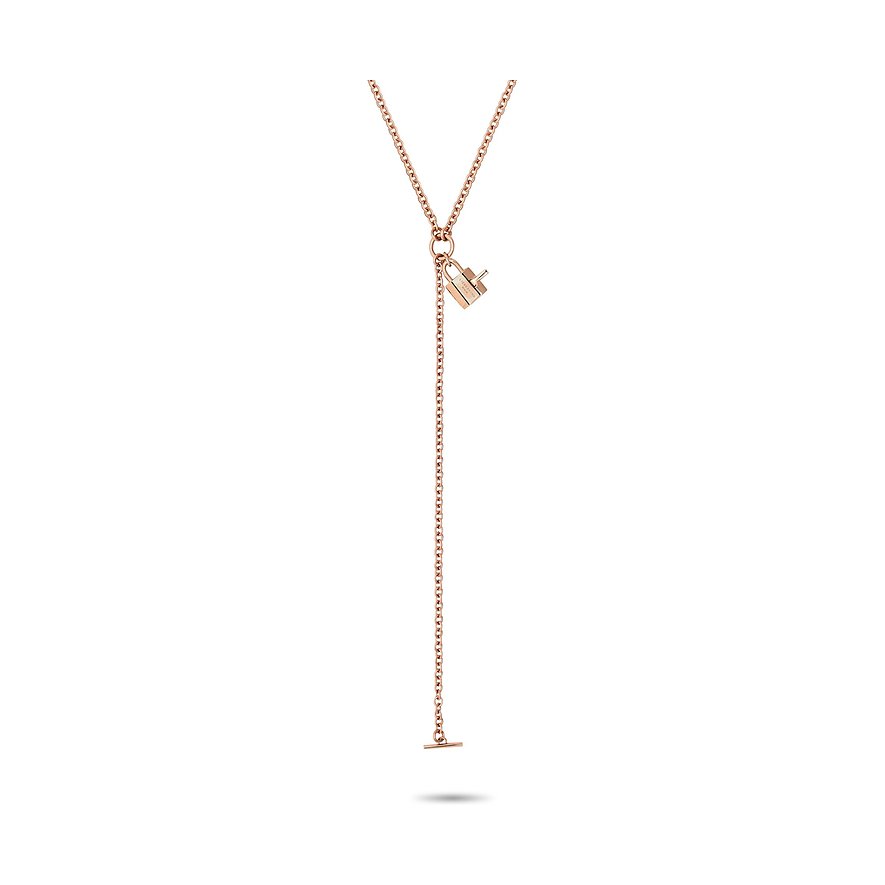 2. Chance - Liebeskind Kette LJ-1634-N-55, Damen, Edelstahl, roségold