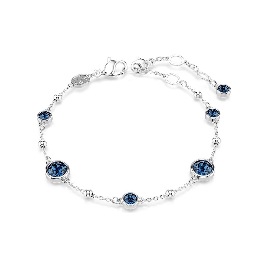 Swarovski Armband Global Collection, Swarovski-Kristall, Damen, Metall, blau
