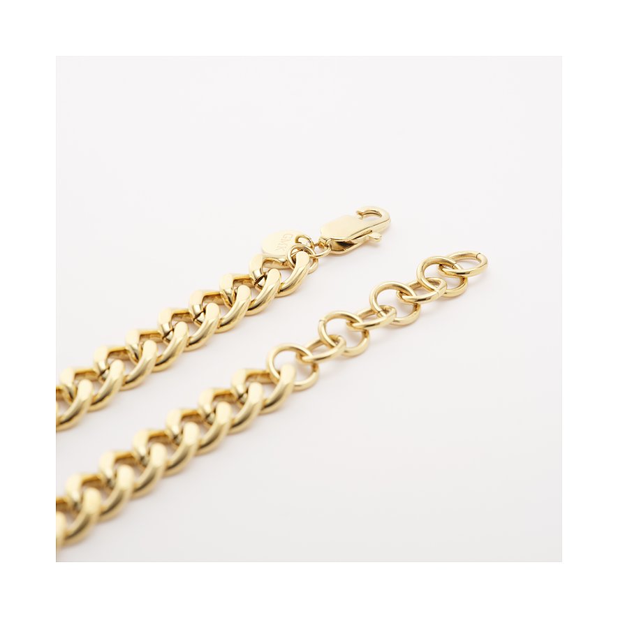 Guido Maria Kretschmer halskæden i rustfrit stål viser en tyk guldkæde med karabinhagelås.