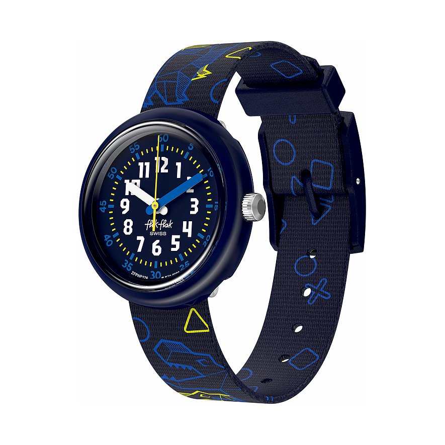 Flik Flak Kinderuhr 2507 Flik Flak x monbento FPNP176, Jungen, Kunststoff, Armband: Textil, Quarz, analog