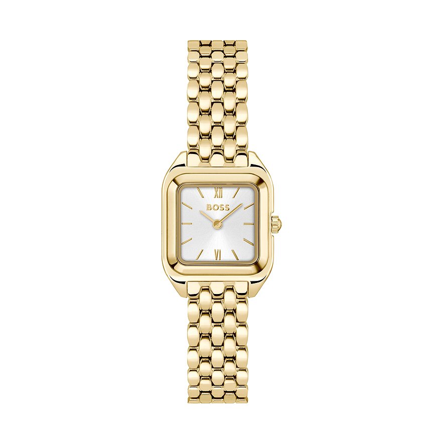 Boss Damenuhr Mae Petite 1502823, Damen, Edelstahl, Armband: Edelstahl, Quarz, analog