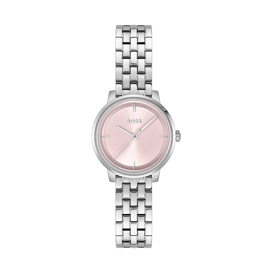 Boss Damenuhr Lucia 1502819, Damen, Edelstahl, Armband: Edelstahl, Quarz, analog
