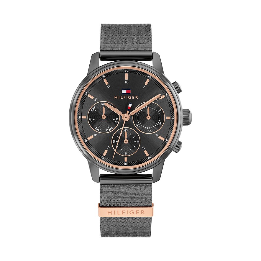 Tommy Hilfiger Damenuhr Blake 1782810, Damen, Edelstahl, Armband: Edelstahl, Quarz, analog