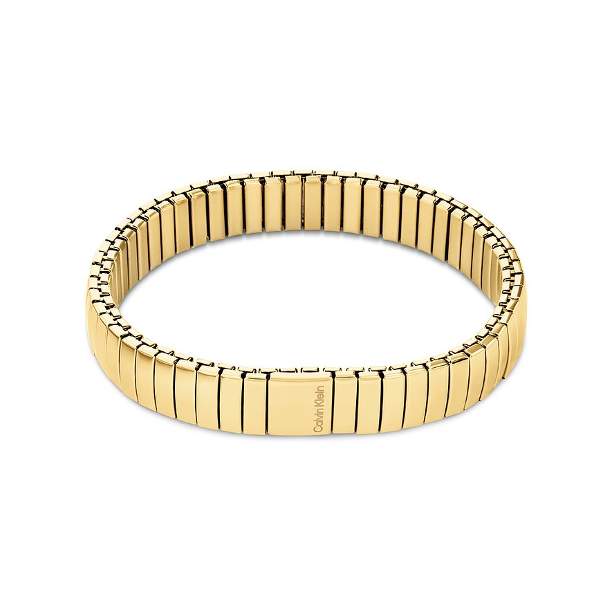 Calvin Klein Armband CK STACKED, Damen, Edelstahl, gold