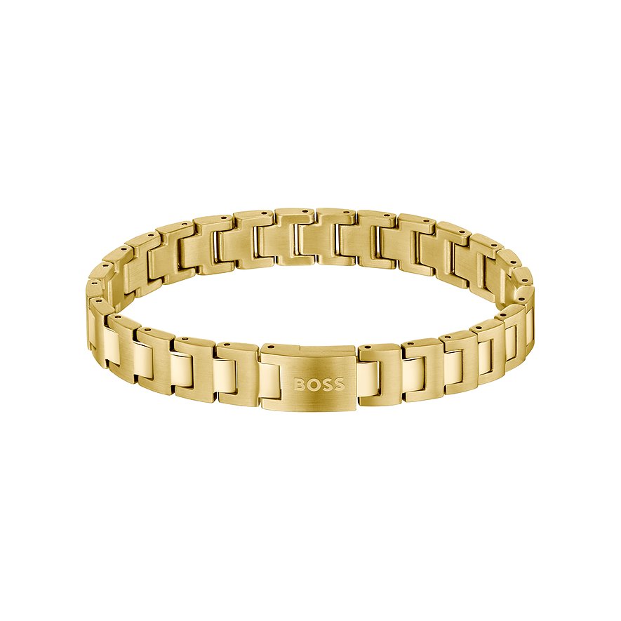 Boss Armband CANDOR JEWELRY, Herren, Edelstahl, gold