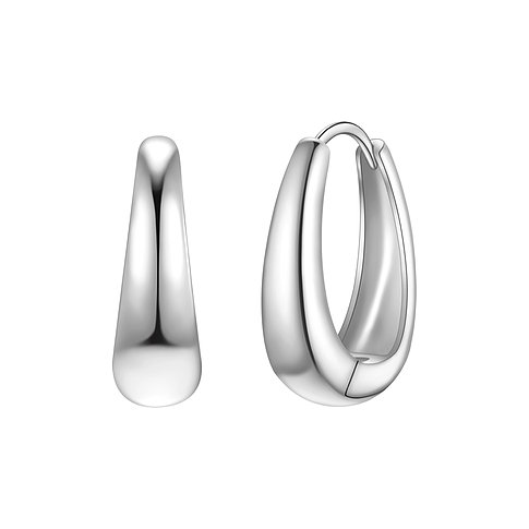 Glanzstücke München boucles d'oreilles pendantes en argent 925, surface brillante